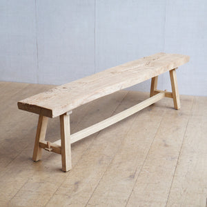 Chunky Elm Bench