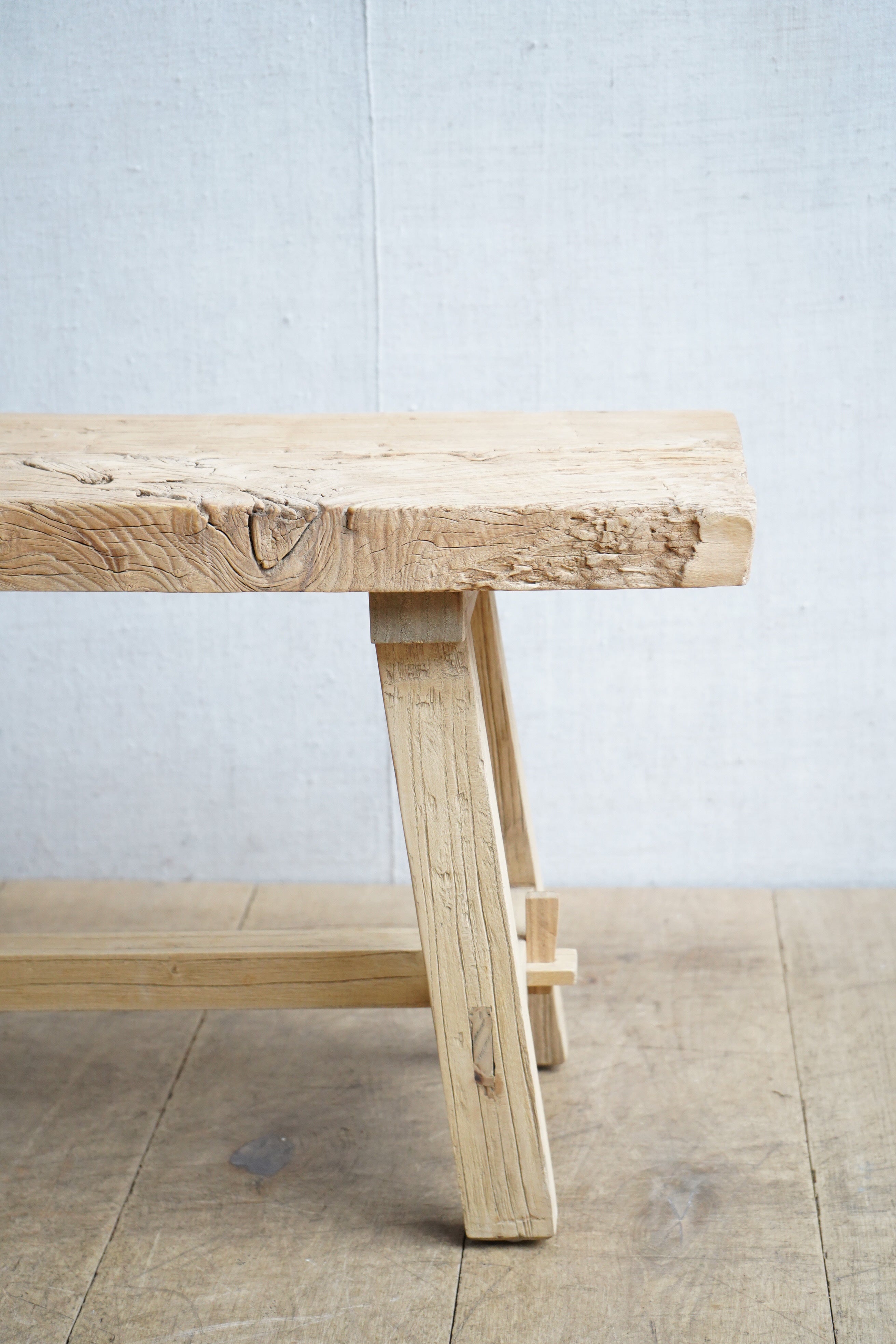 Chunky Elm Bench