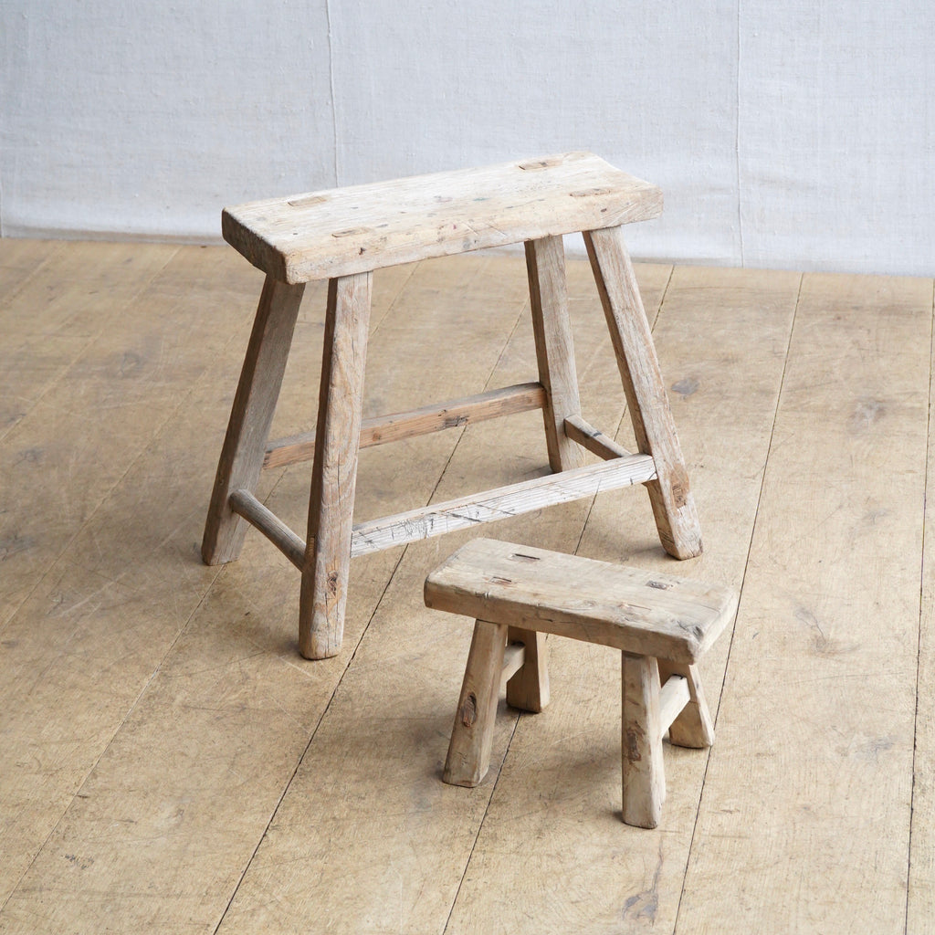 Large Elm Stool