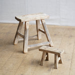 Large Elm Stool