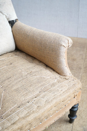 French Square Back Chair
