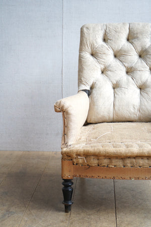 French Square Back Chair