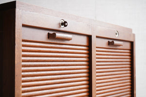 French Oak Double Tambour