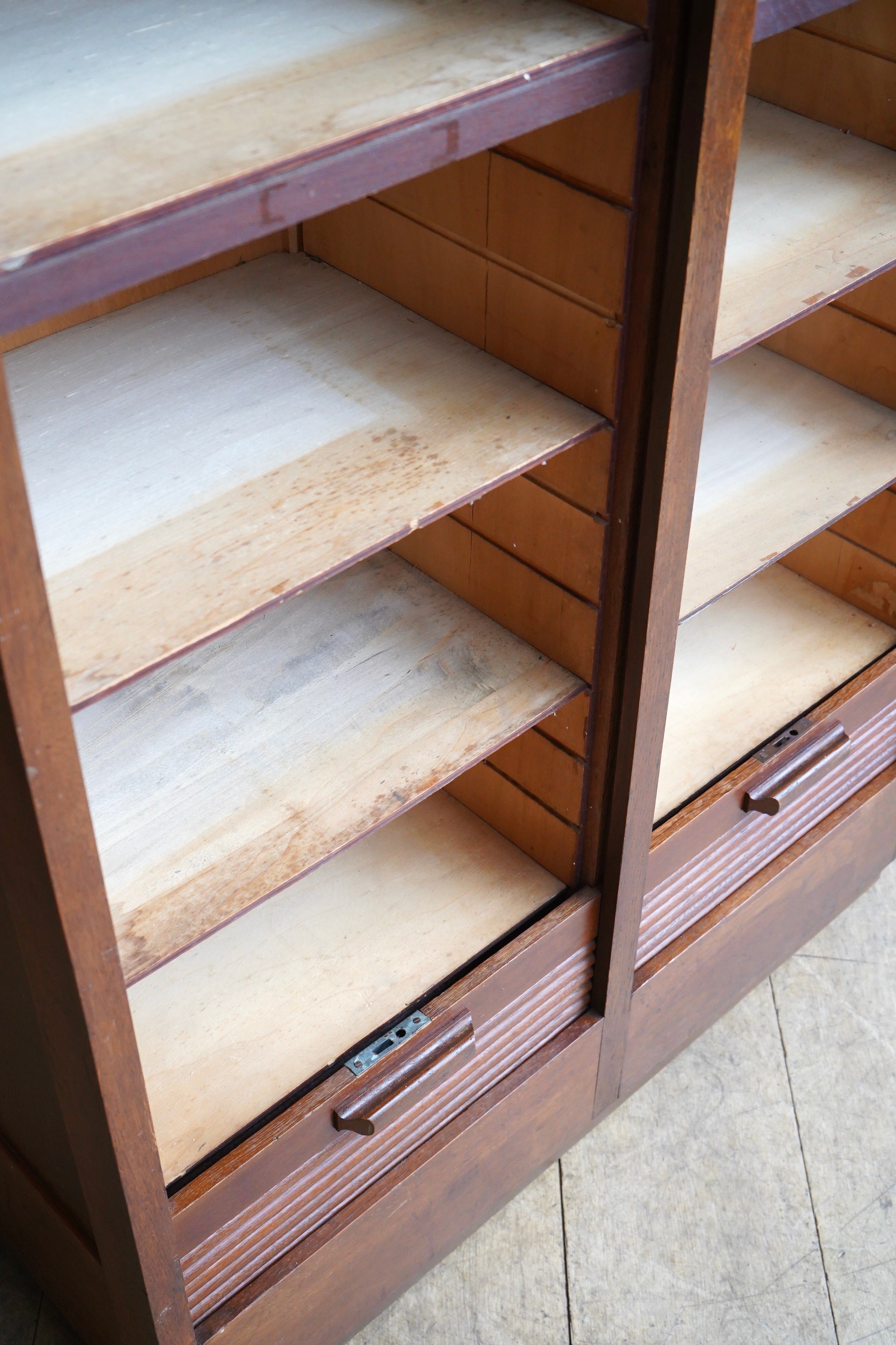 French Oak Double Tambour