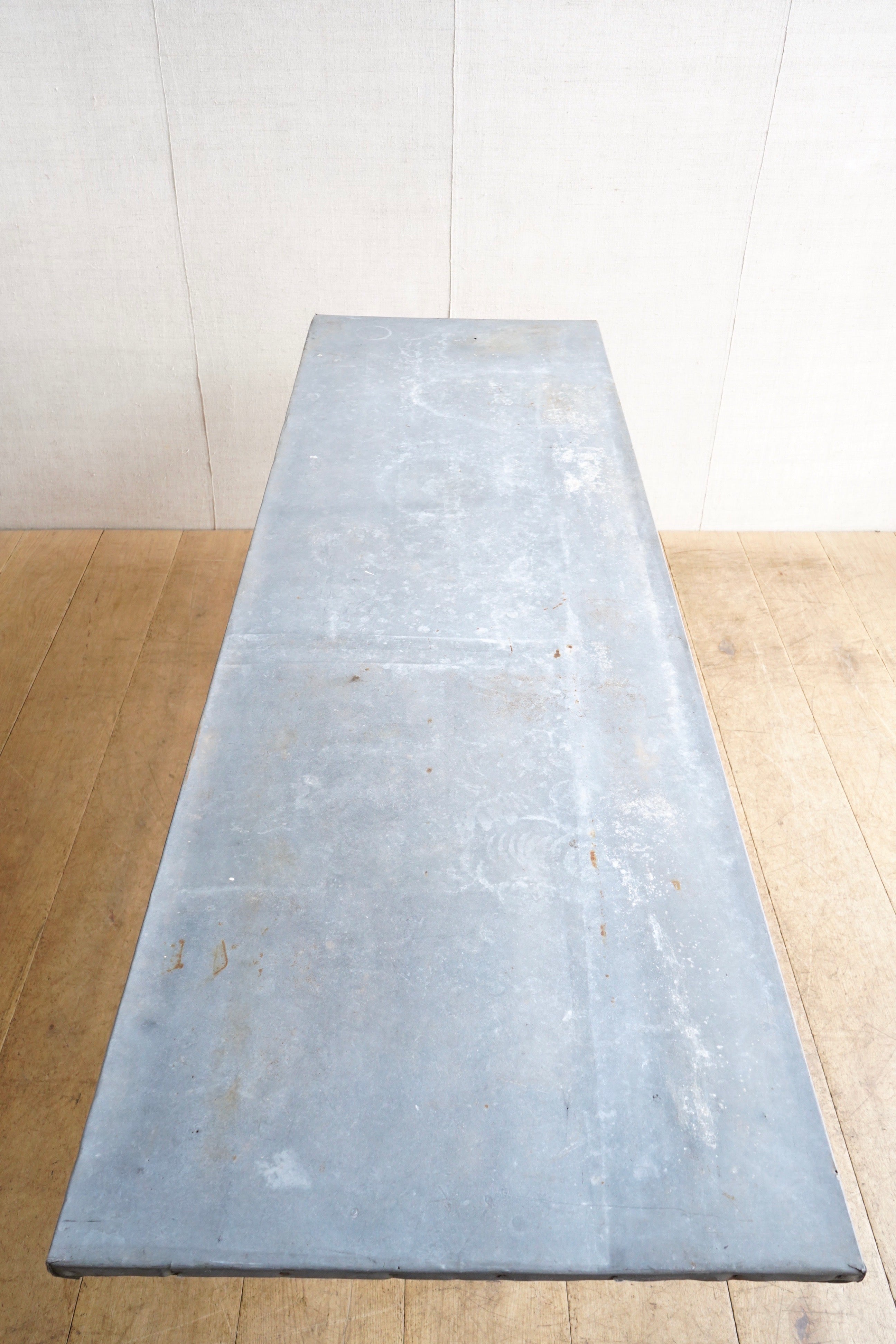 French Zinc Top Table