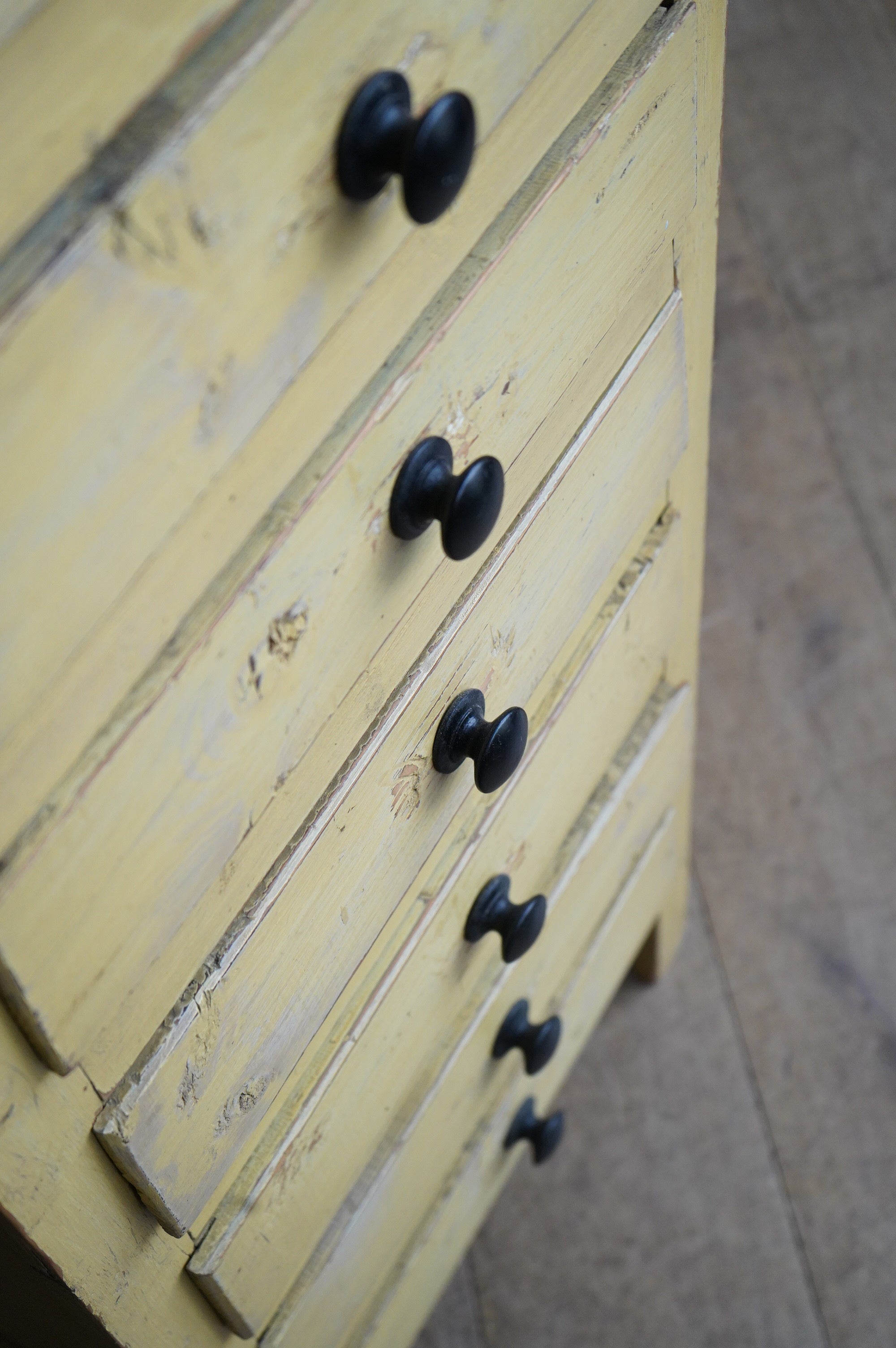 Painted Bank Of Drawers