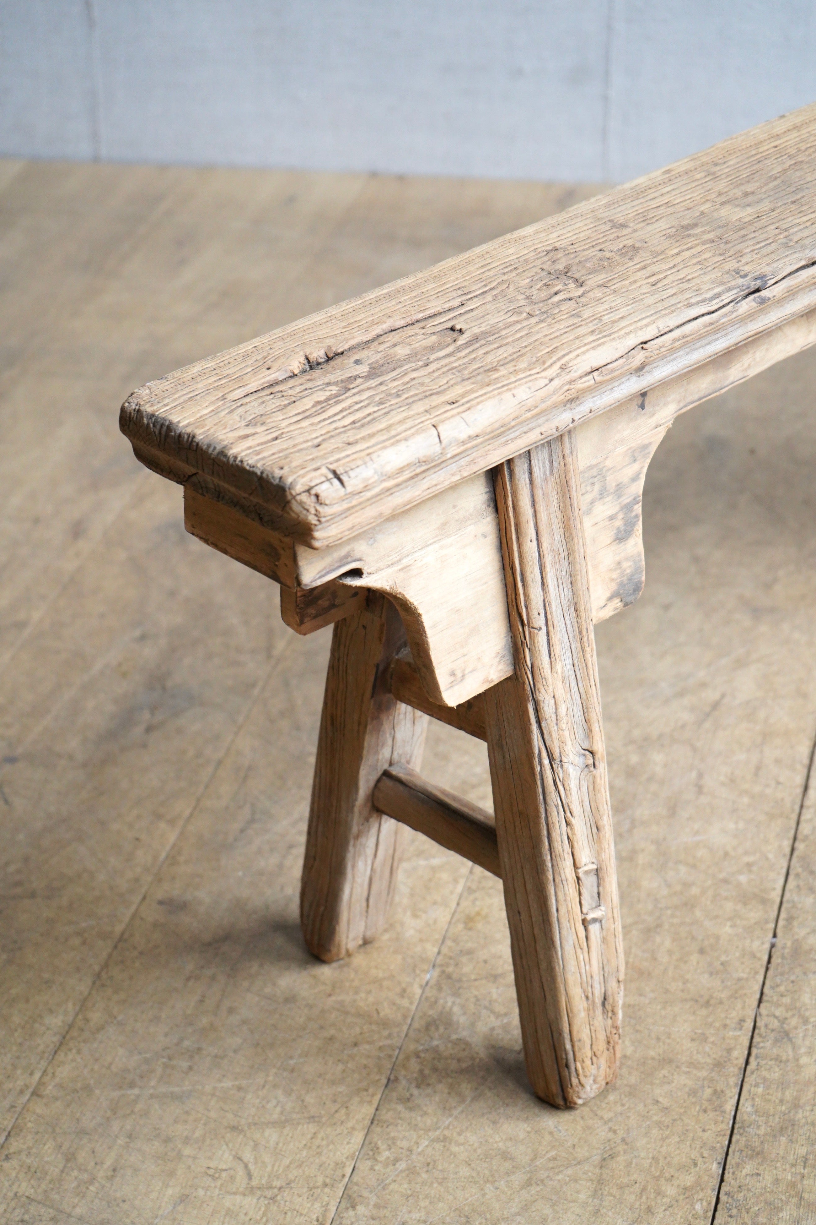 Traditional Chinese Elm Bench
