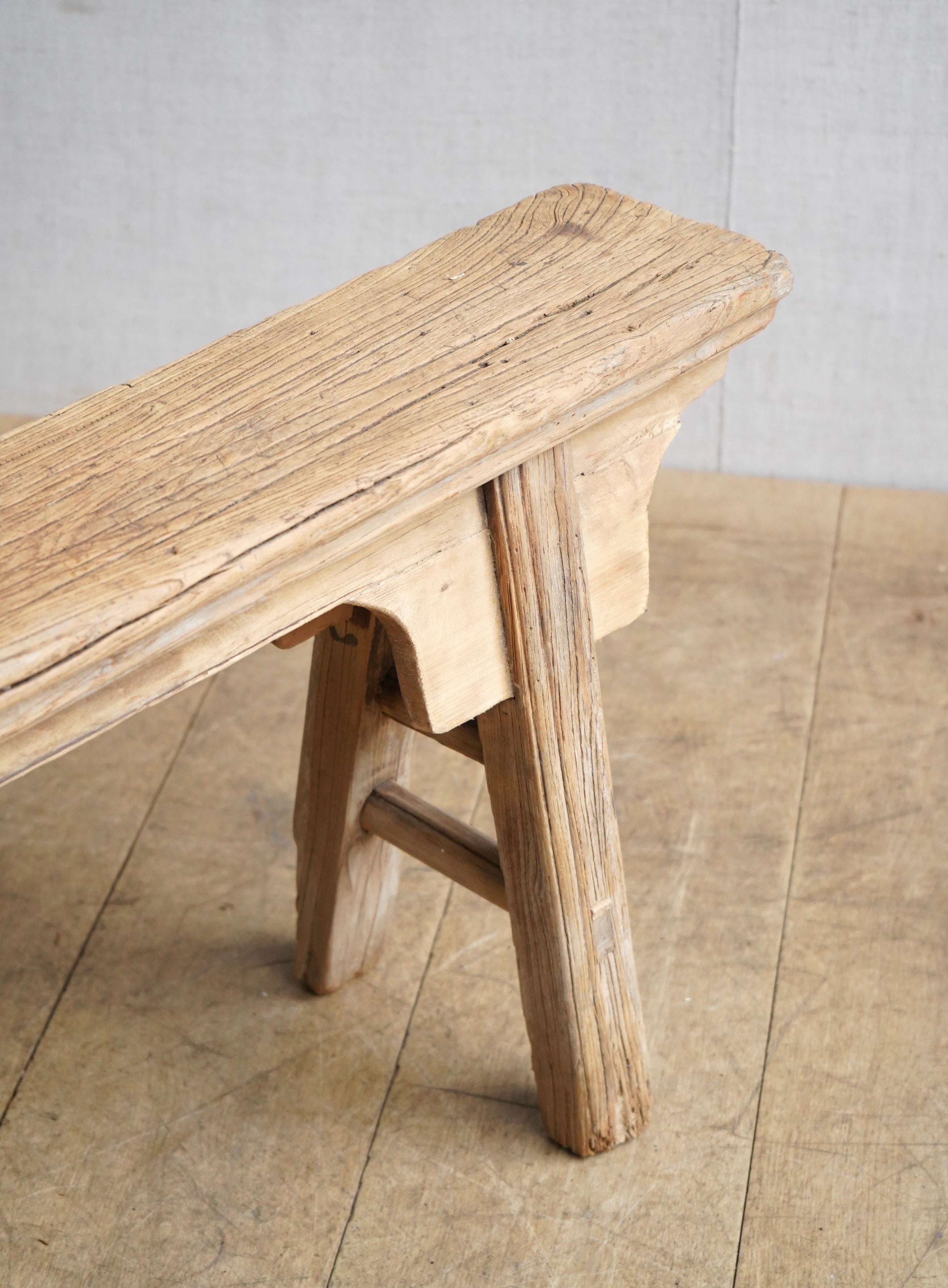 Traditional Chinese Elm Bench