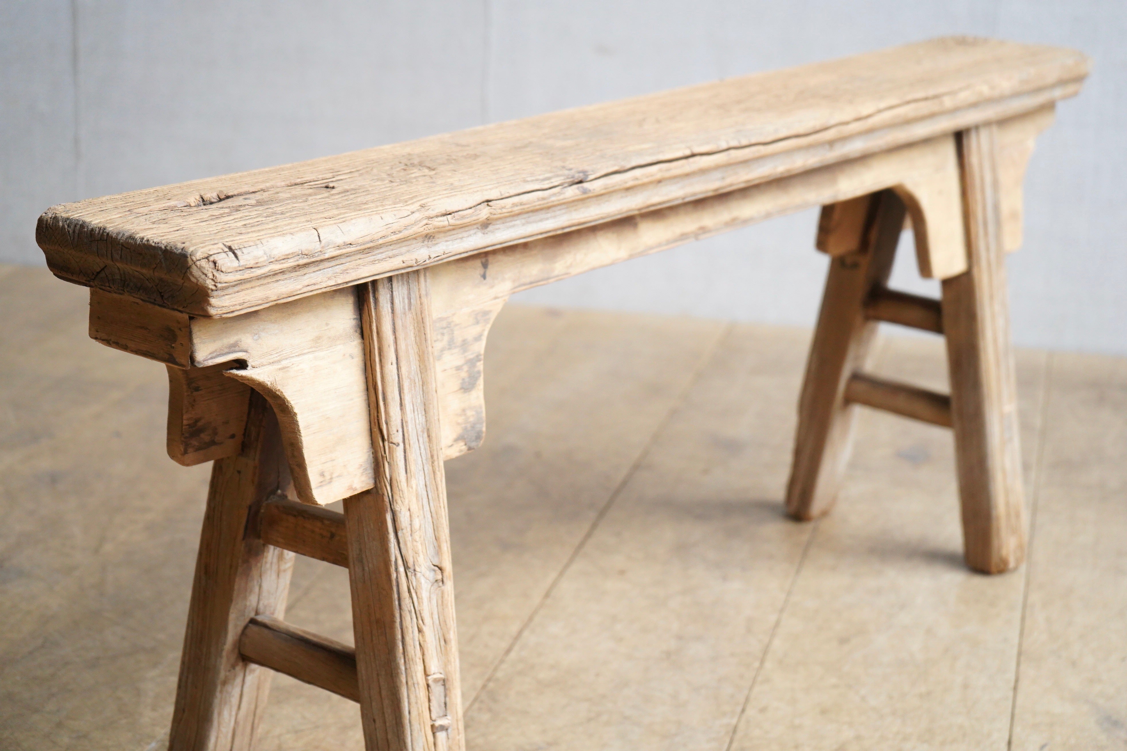 Traditional Chinese Elm Bench