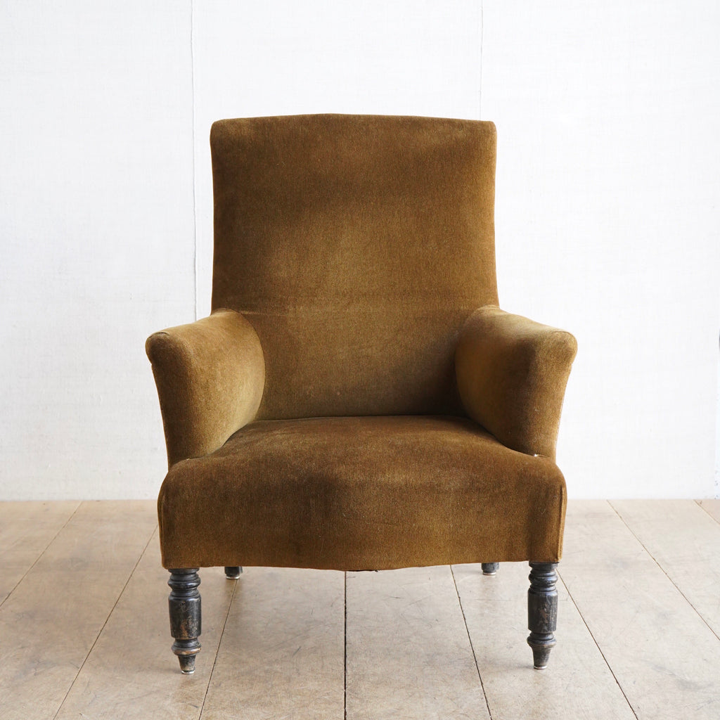 French Square Back Chair
