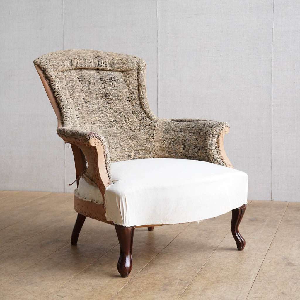 French Scrolled Armchair