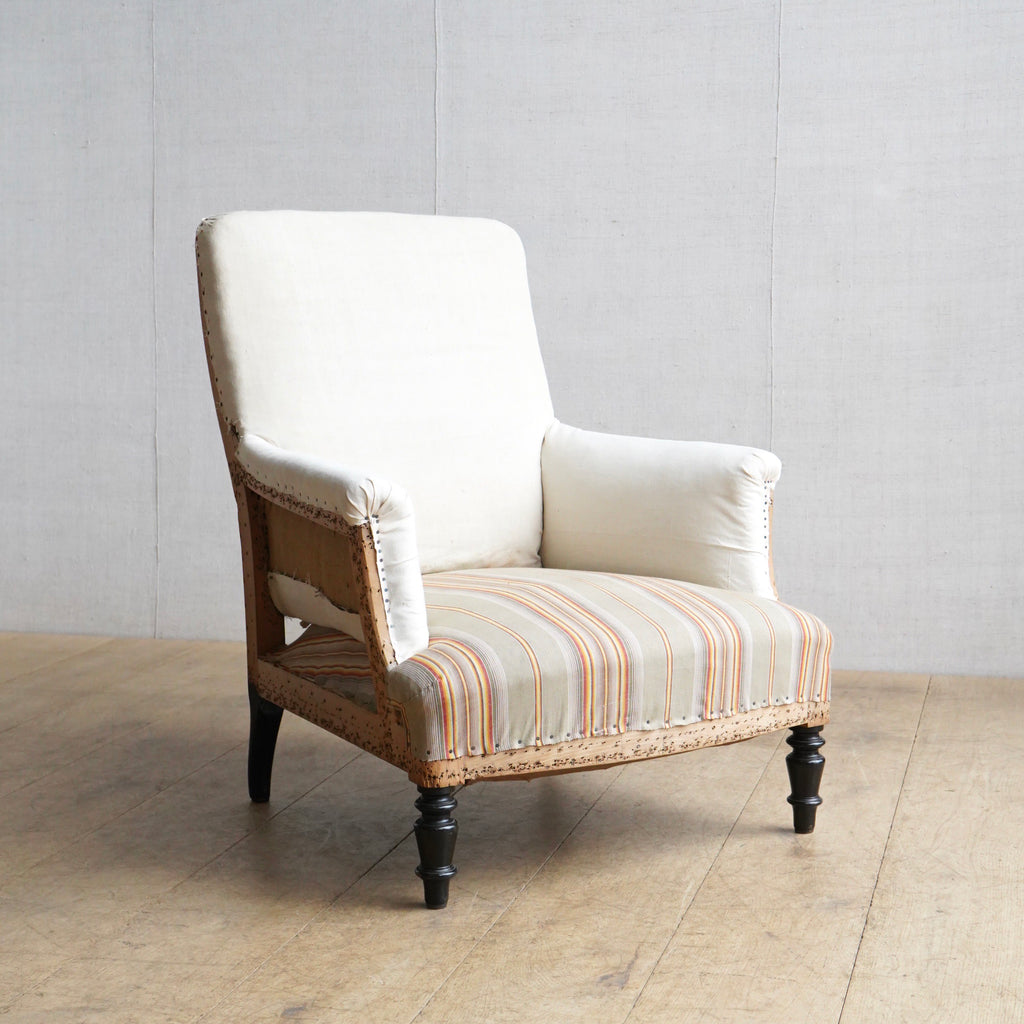 French Square Back Chair