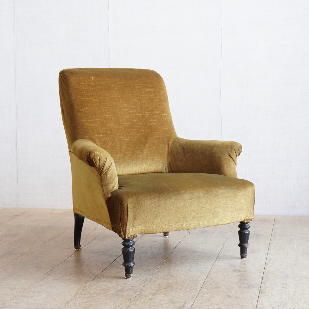French Square Back Chair
