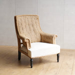 French Square Back Chair