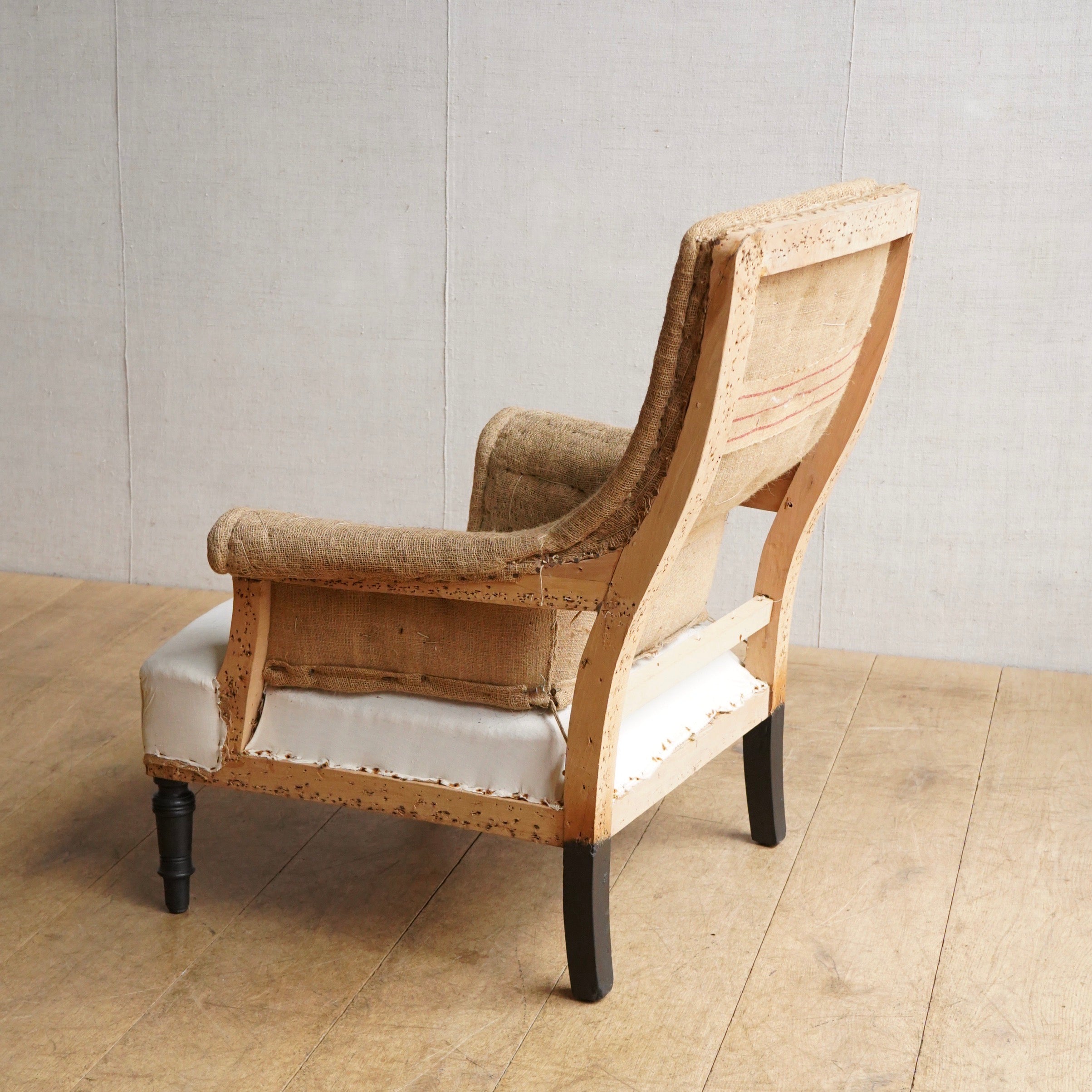 French Square Back Chair