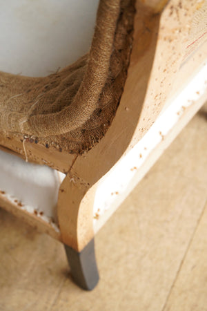 French Square Back Chair