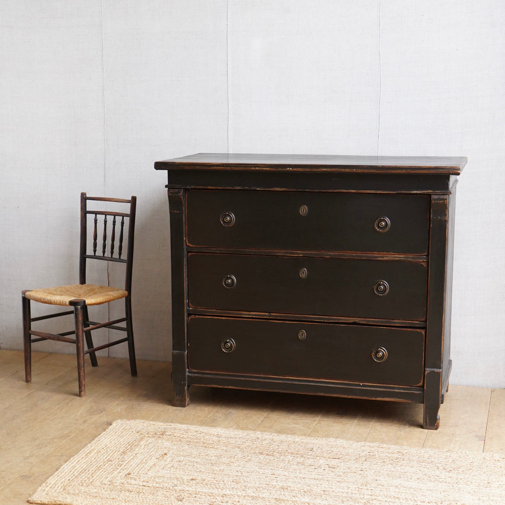 European Black Commode