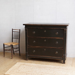 European Black Commode