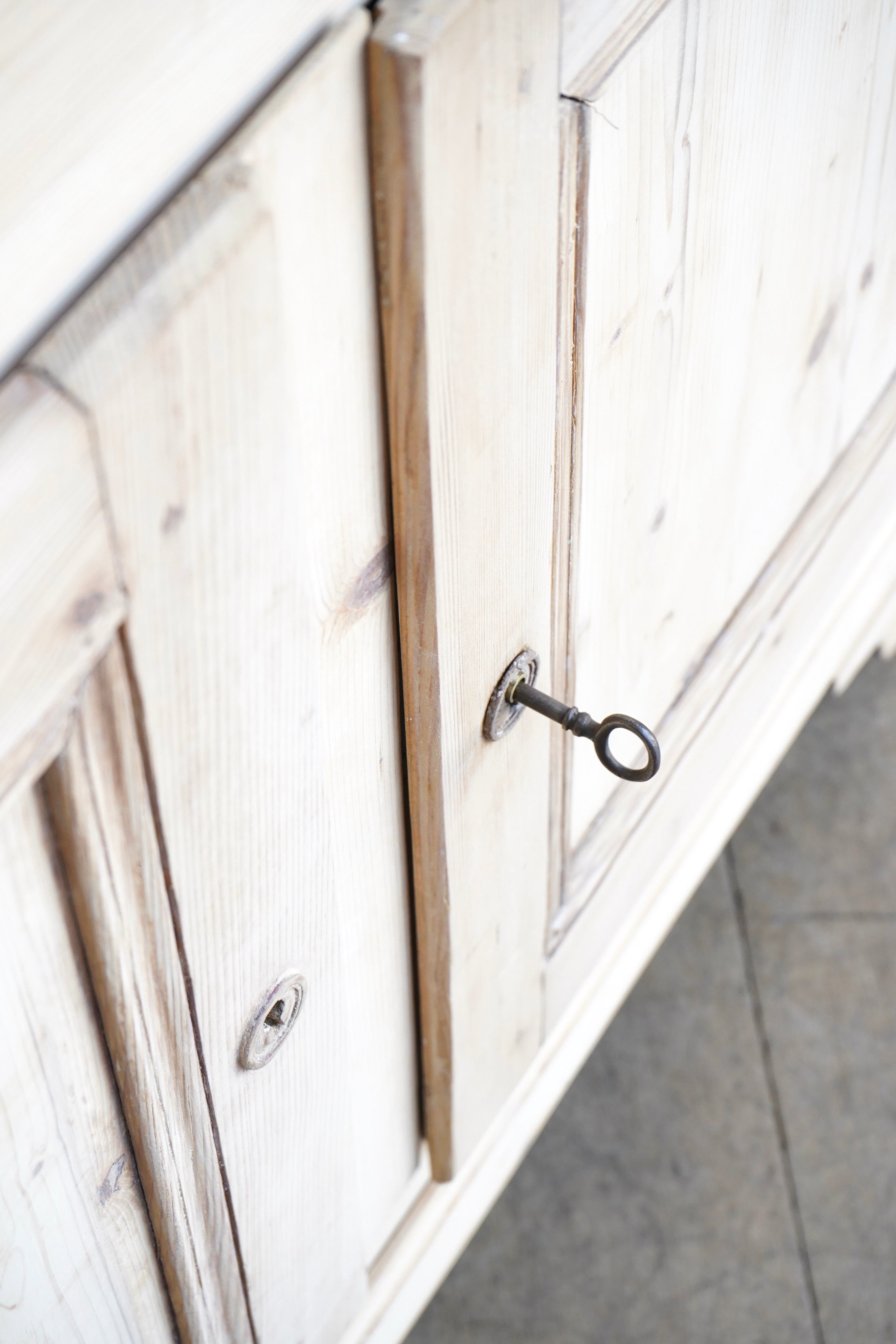 French Stripped Cabinet