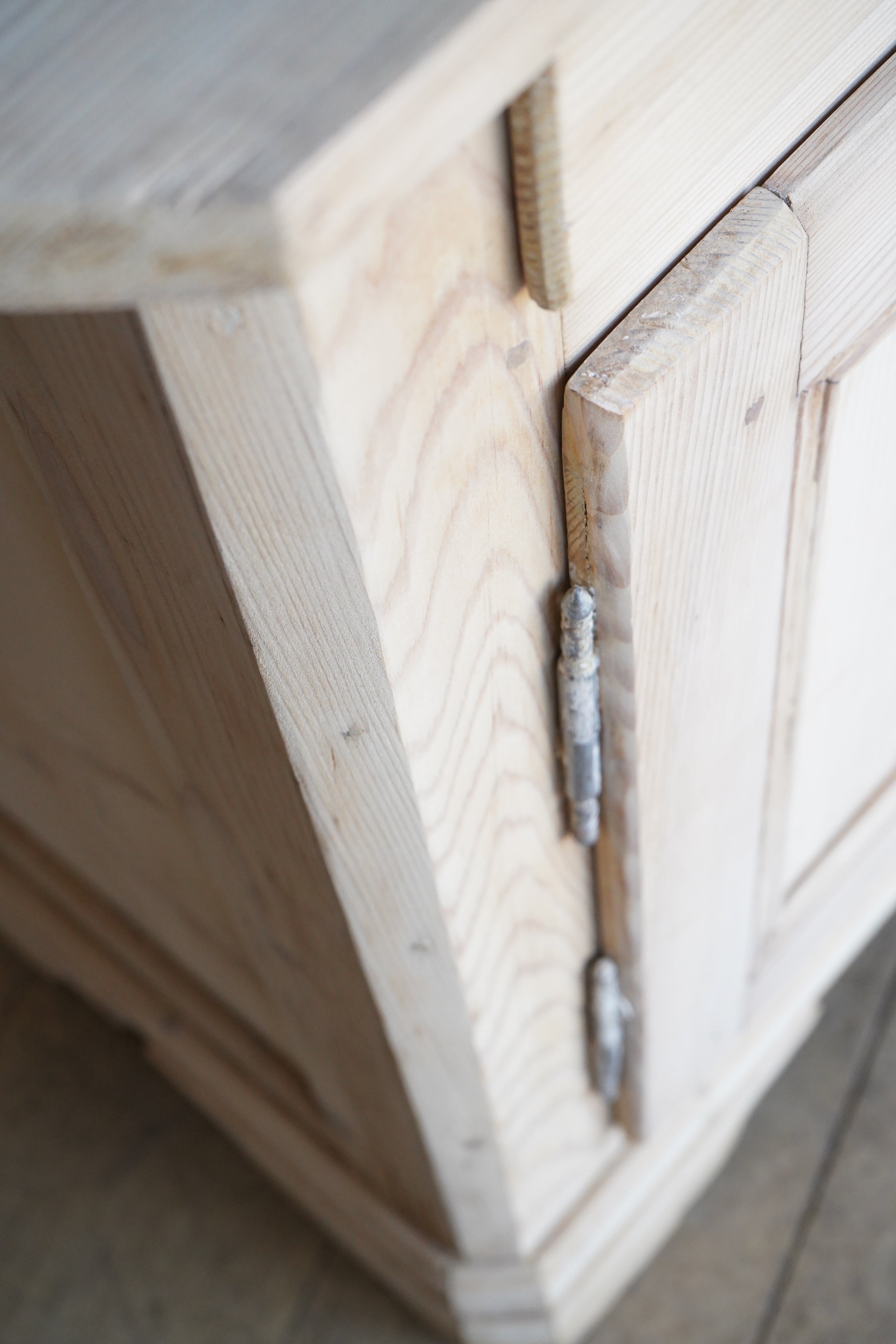 French Stripped Cabinet