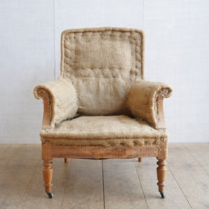 French Square Back Chair