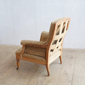 French Square Back Chair