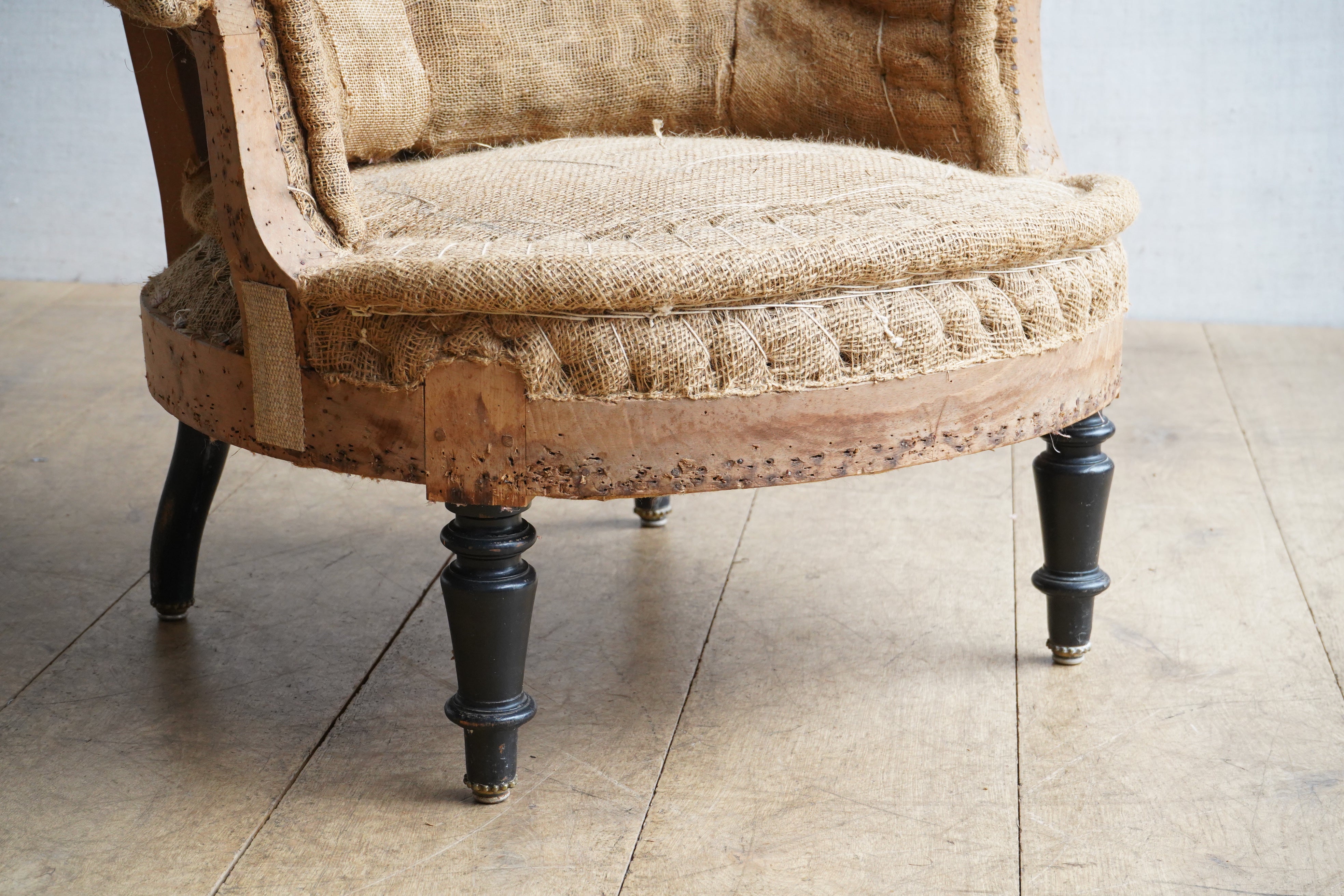 French Scrolled Armchair