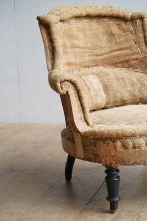 French Scrolled Armchair