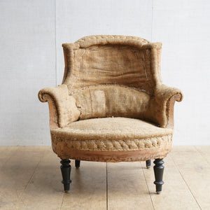 French Scrolled Armchair