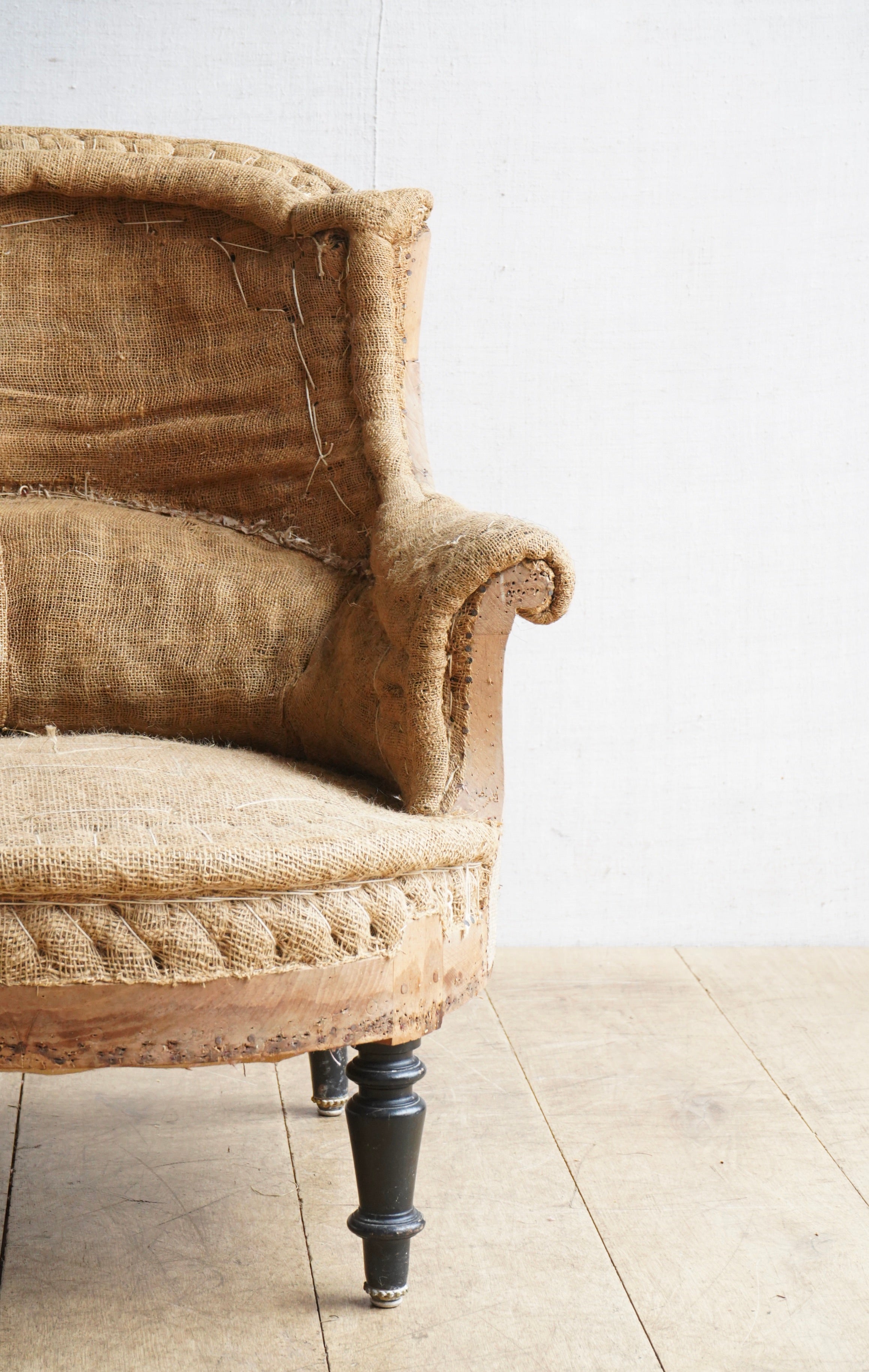 French Scrolled Armchair