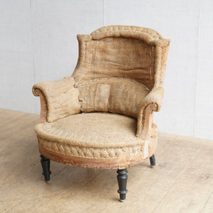 French Scrolled Armchair