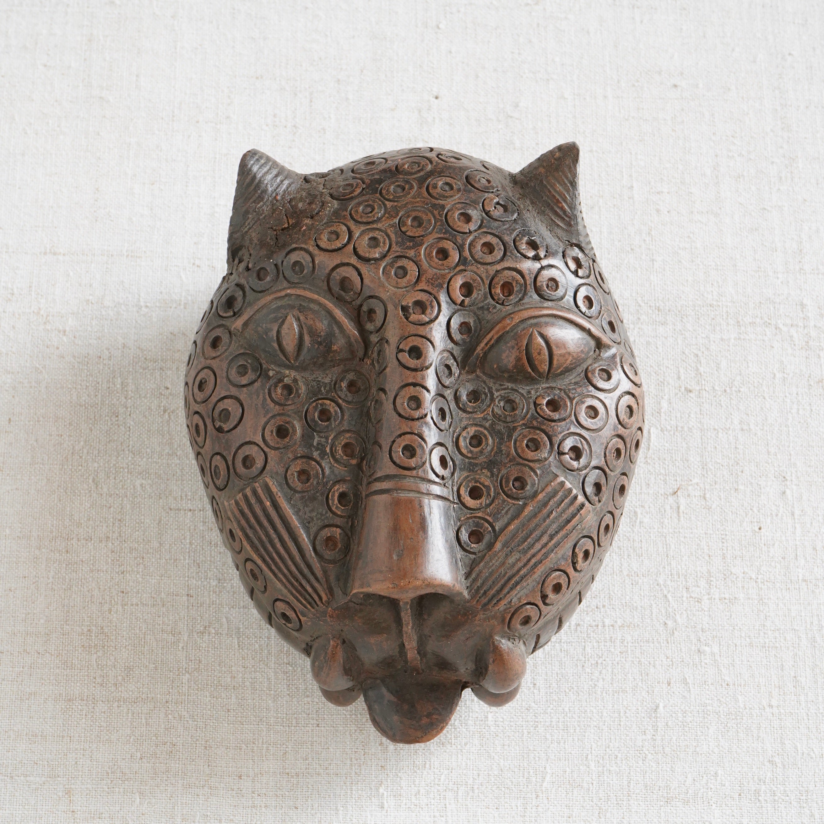 Benin Leopard head
