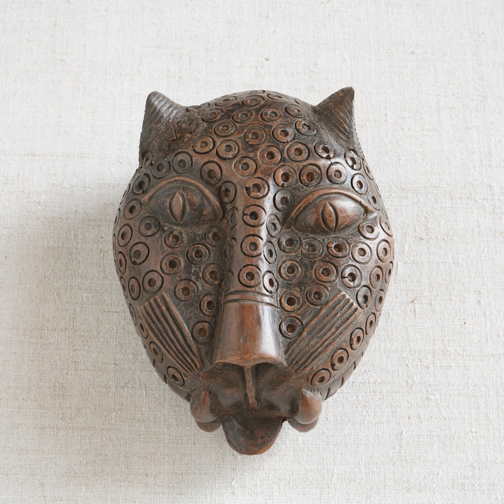 Benin Leopard head