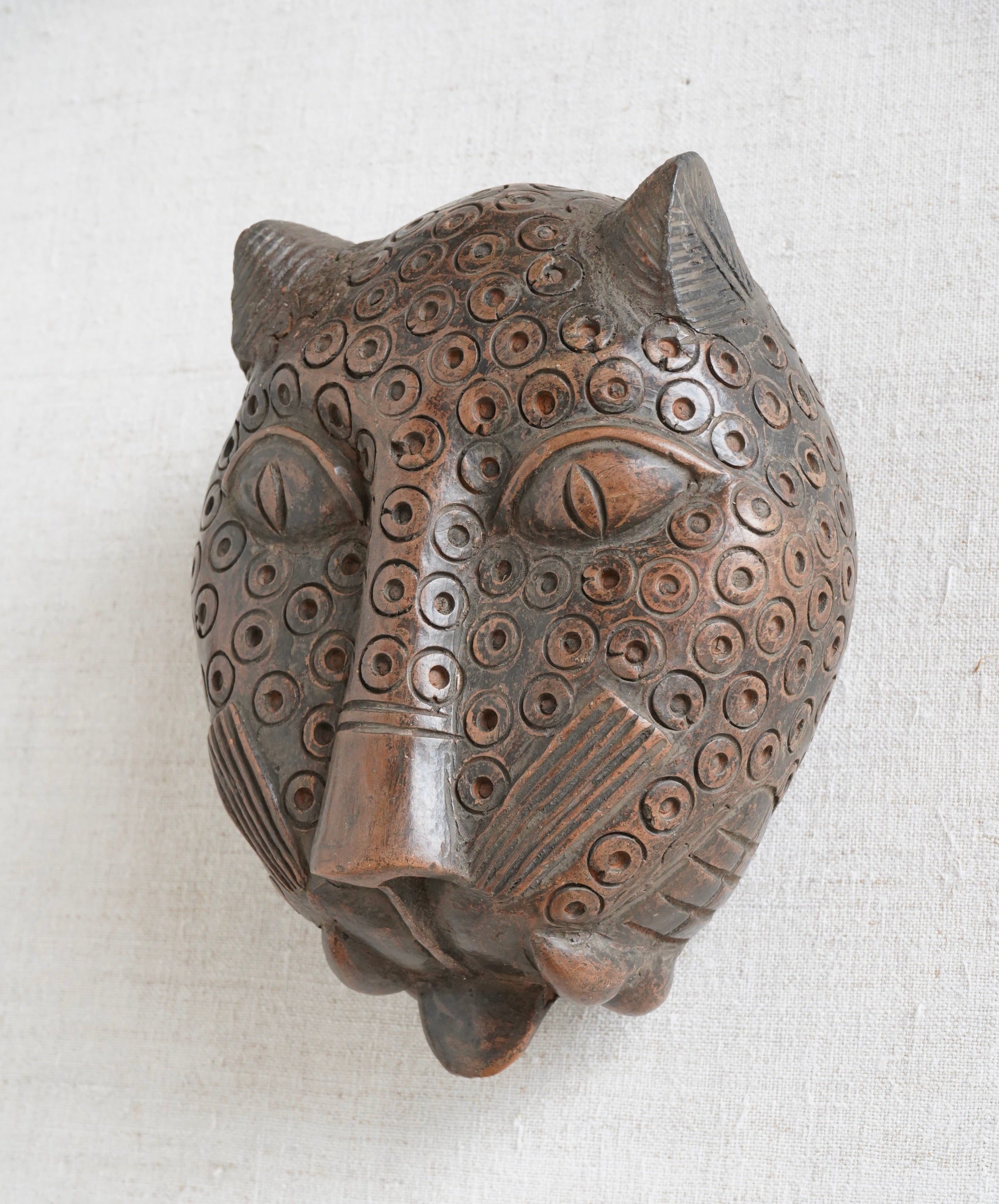 Benin Leopard head