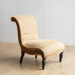 French Scroll Slipper Chair