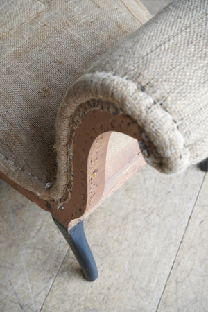 French Scroll Slipper Chair