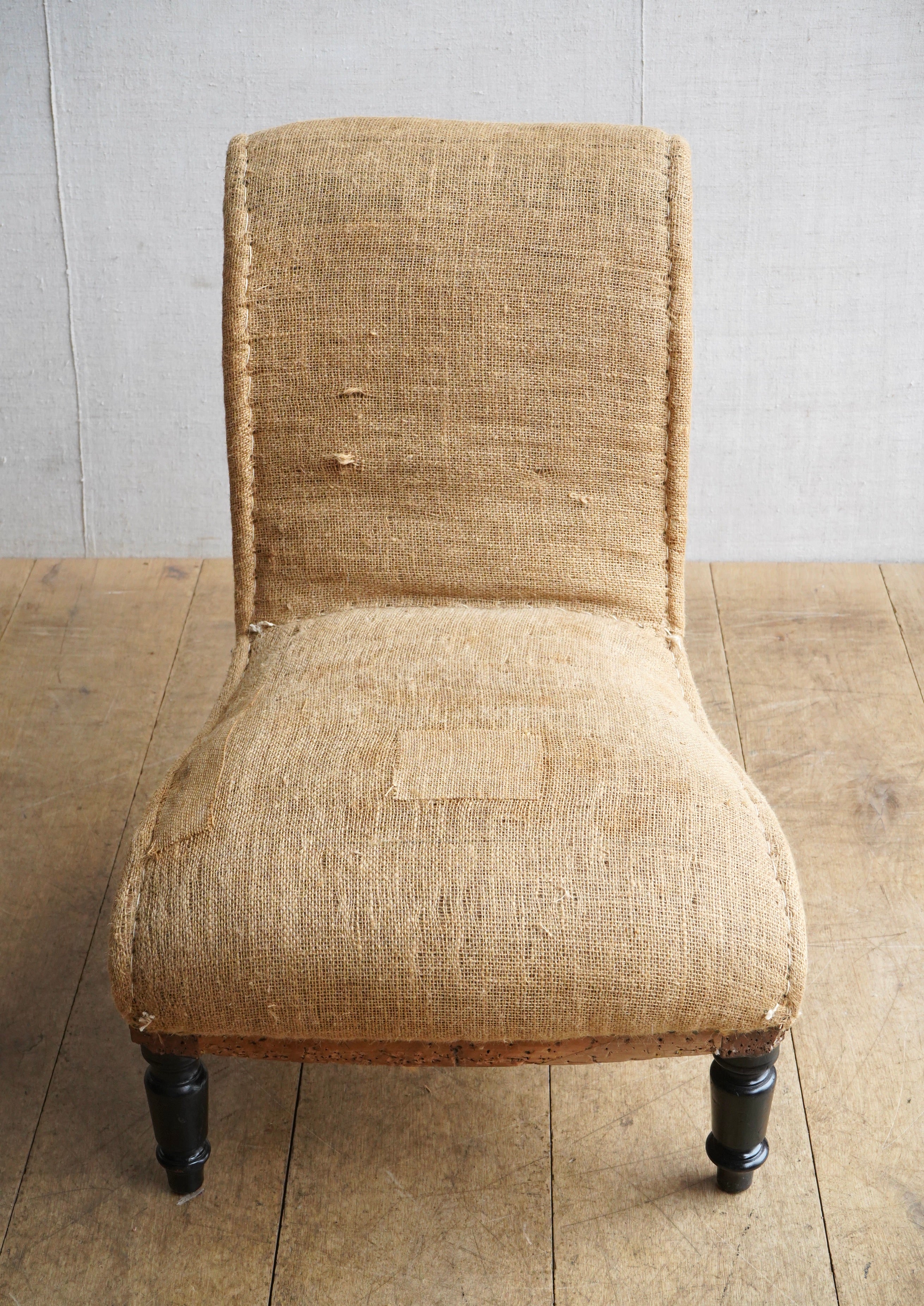 French Scroll Slipper Chair