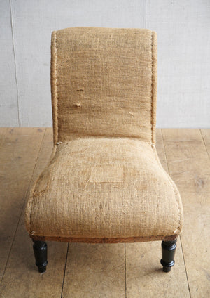 French Scroll Slipper Chair