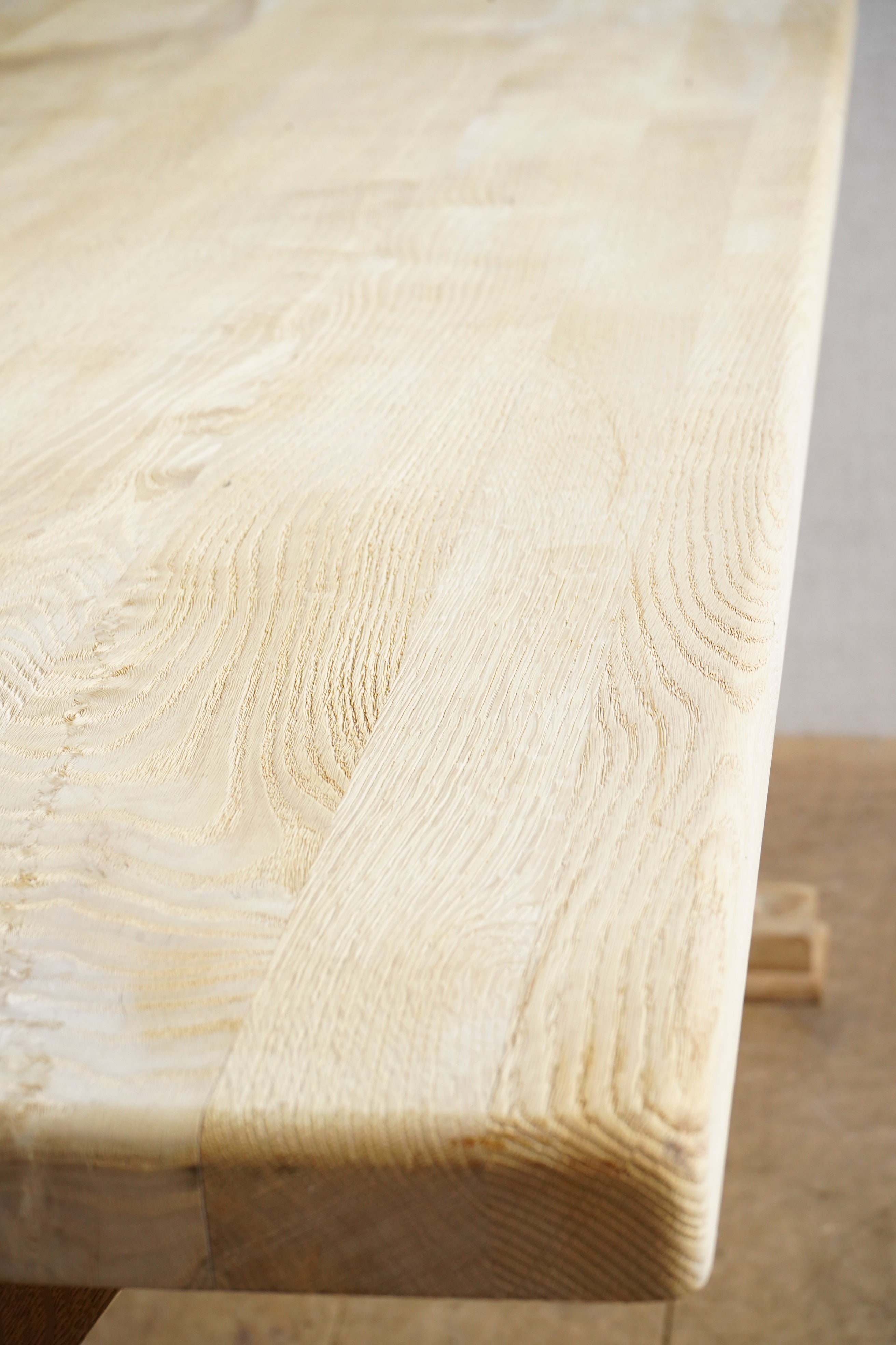 Oak Stripped Dining Table