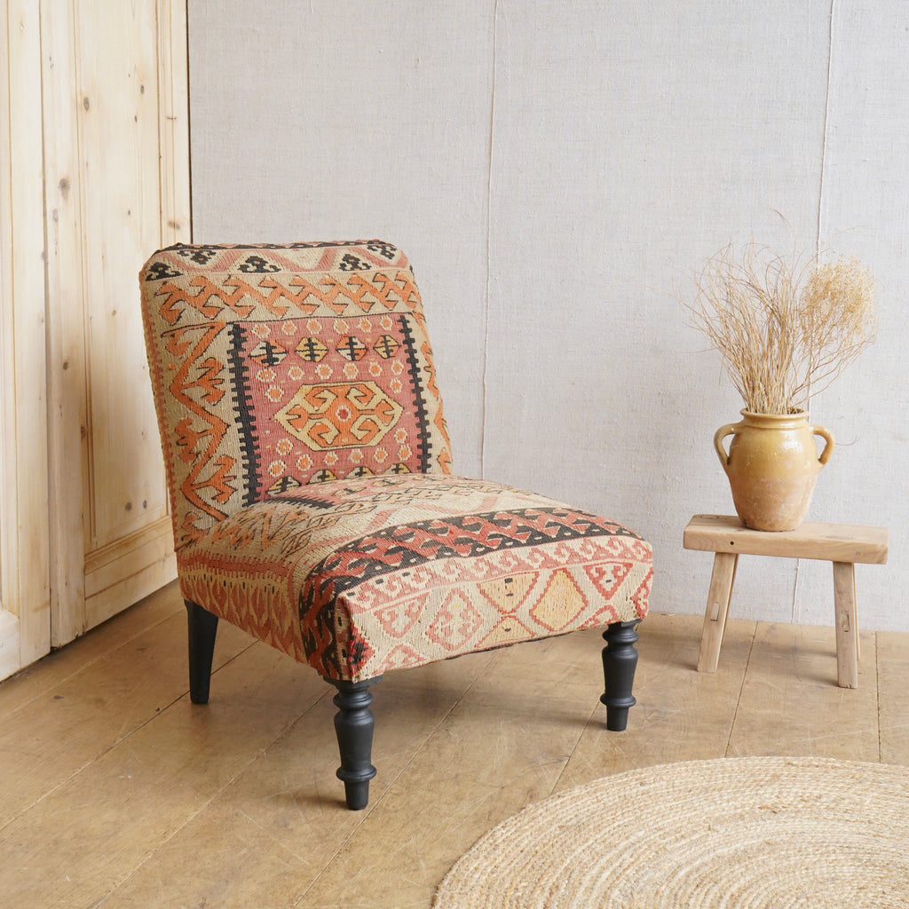 Kilim Slipper Chair
