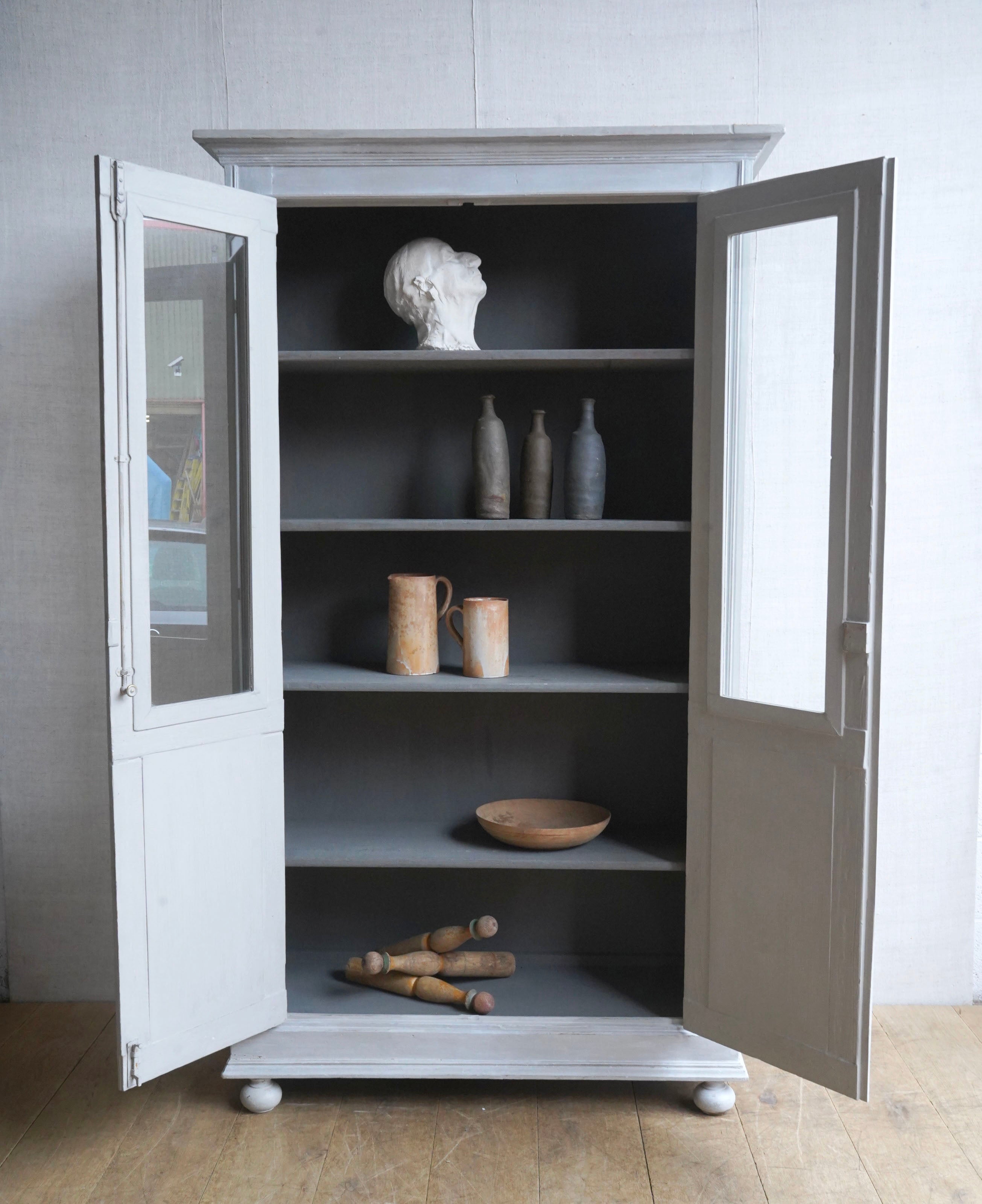 French 19c Glazed Cabinet