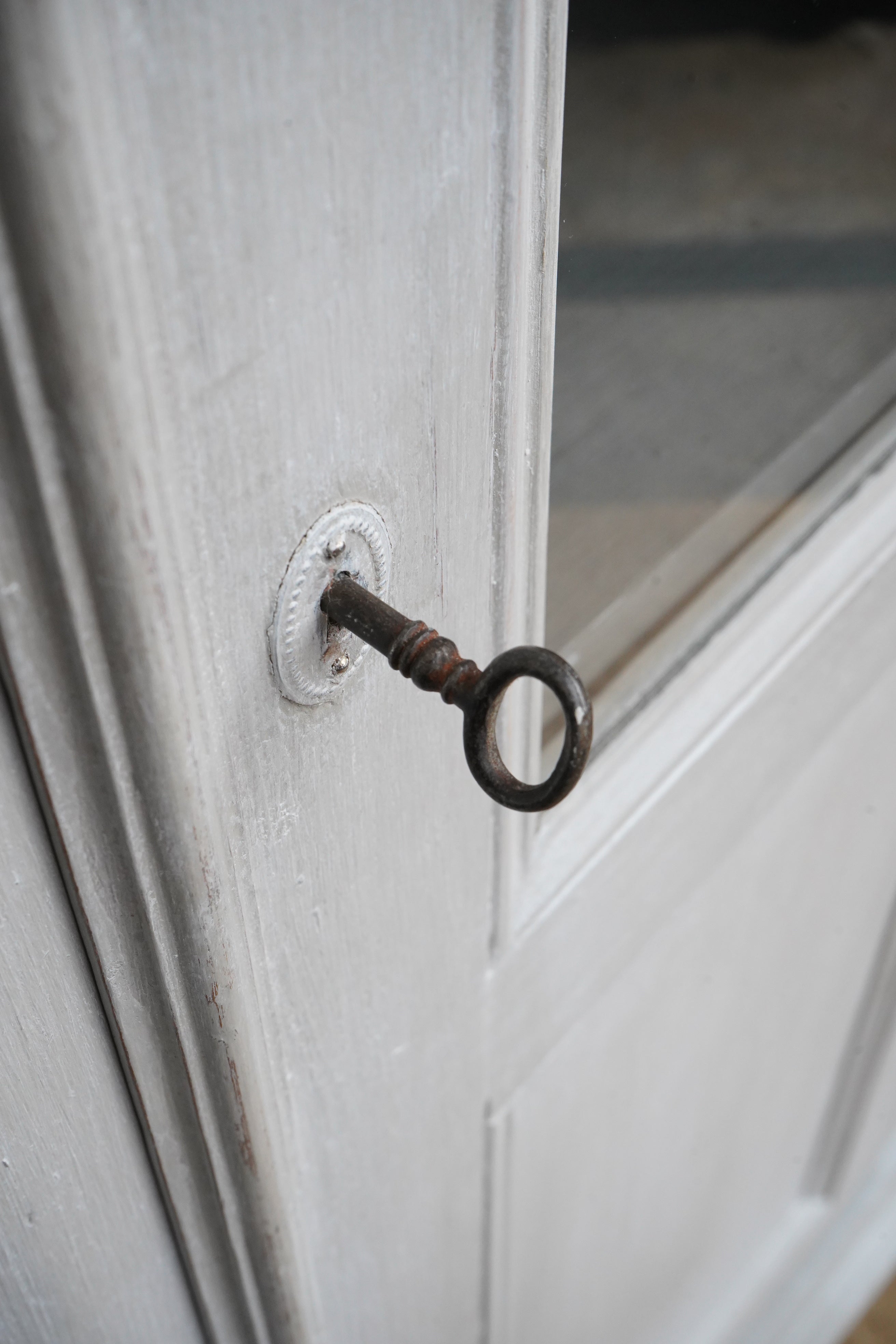 French 19c Glazed Cabinet