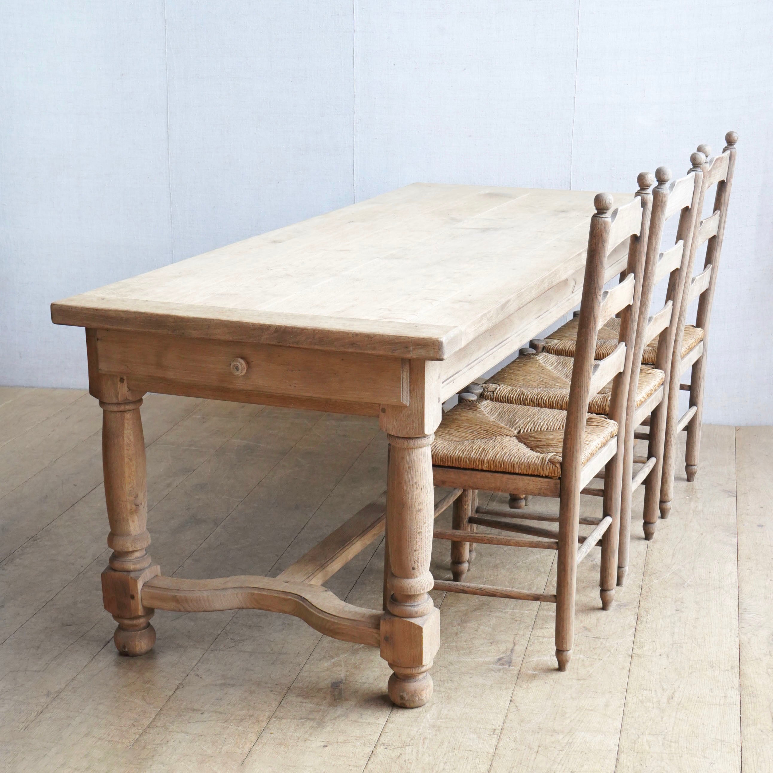 French Oak Dining Table