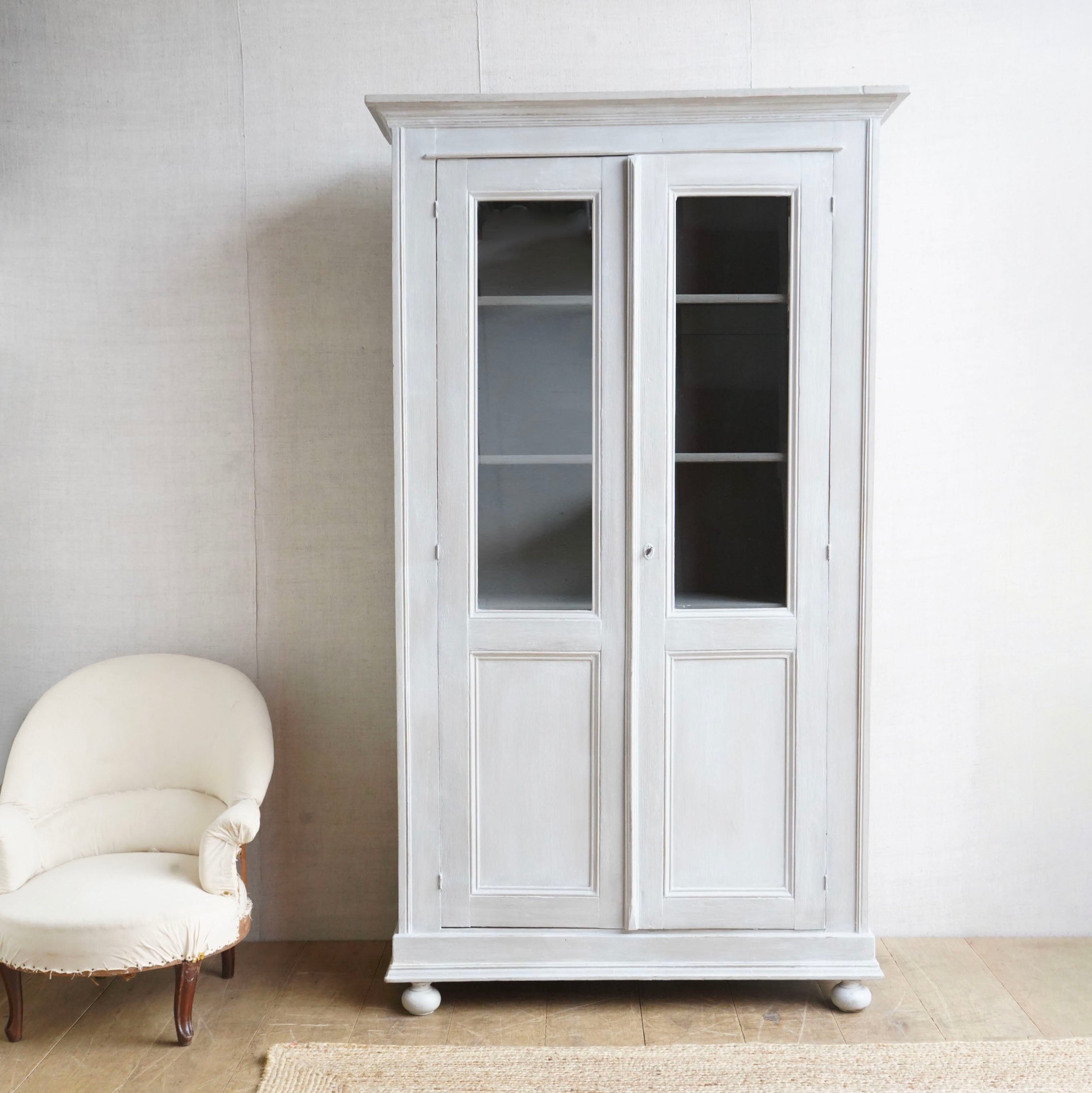 French 19c Glazed Cabinet