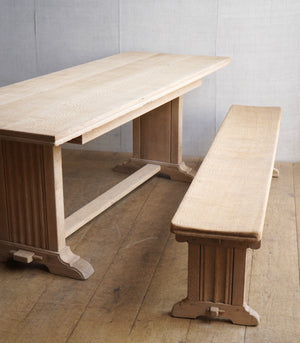 Stripped Oak Bench