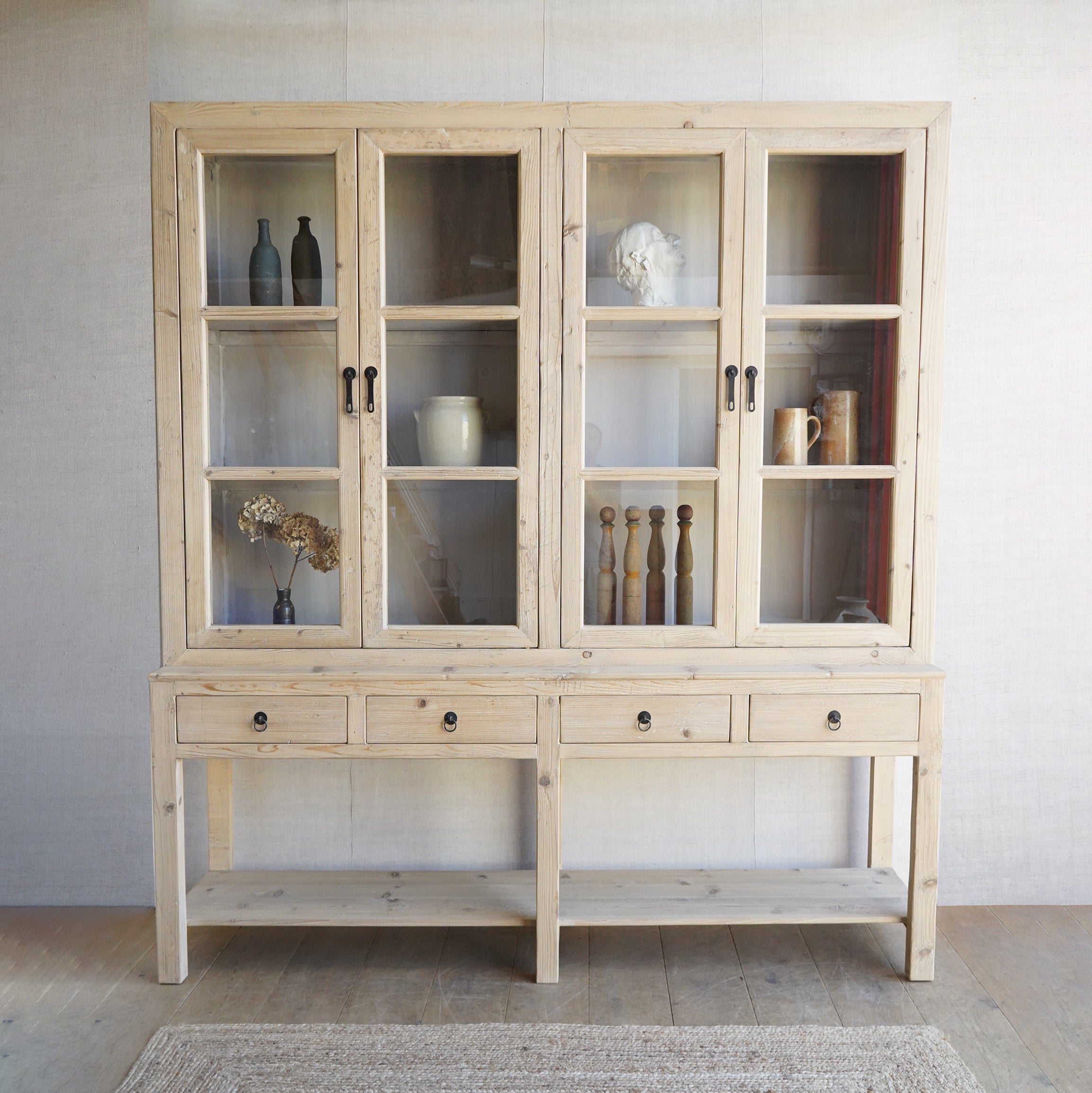Large Wooden Display Cabinet