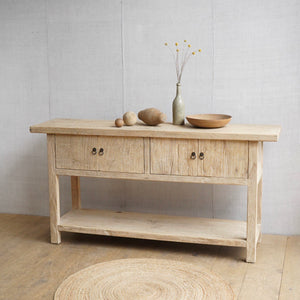 Chinese Elm Console