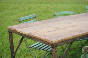 Large Steel Folding Table