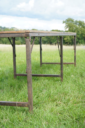 Large Steel Folding Table