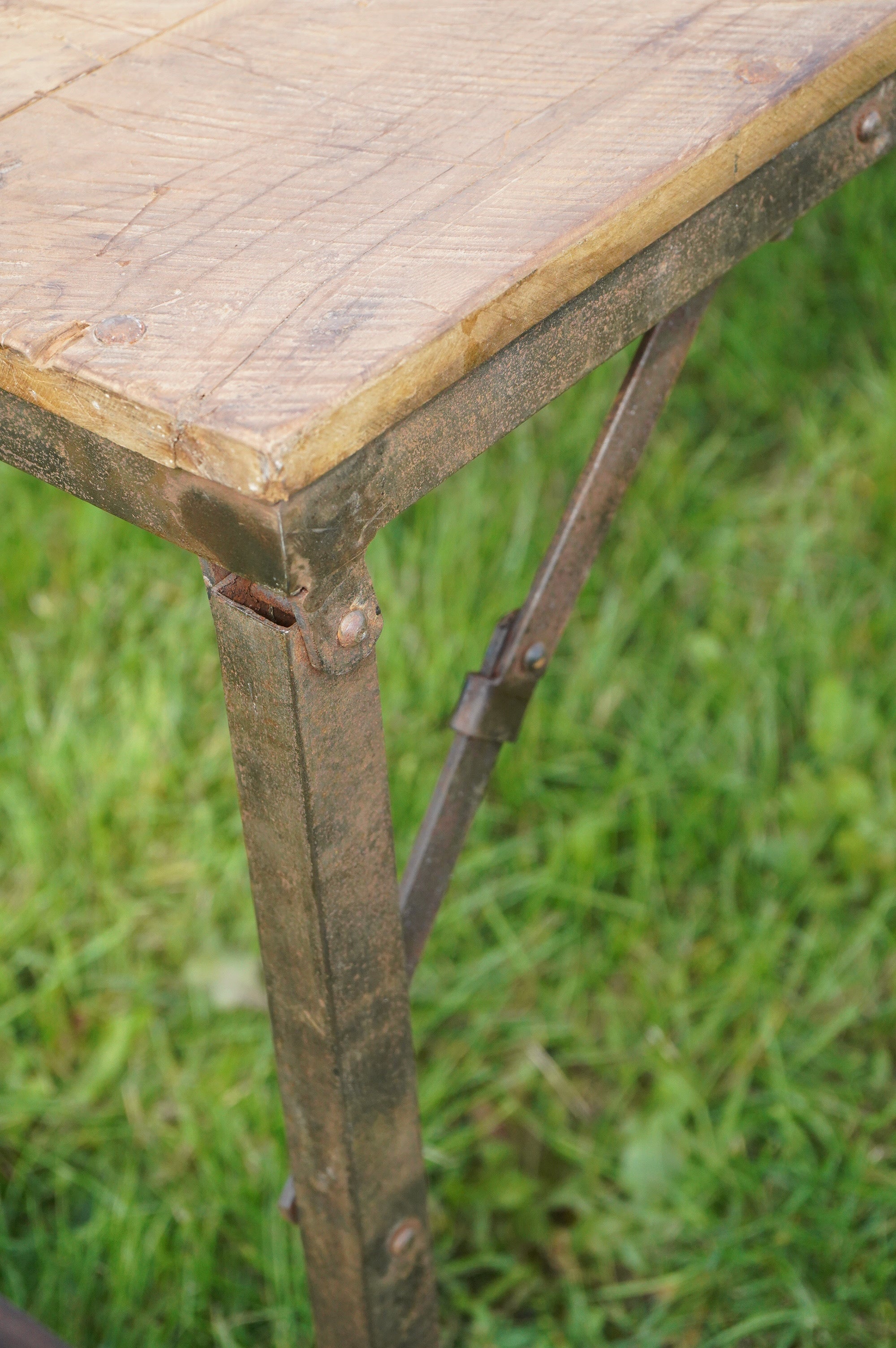 Large Steel Folding Table